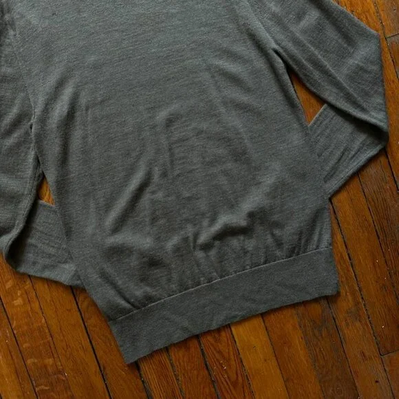 All Saints Khaki Crewneck Sweater - Picture 8 of 8